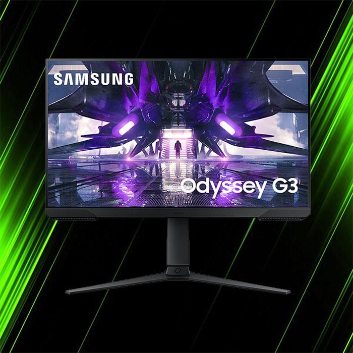 مانیتور گیمینگ 24 اینچ سامسونگ LS24AG320NM 165Hz samsung Odyssey G3 LS24AG320NNXZA 24 inch Flat Gaming Monitor